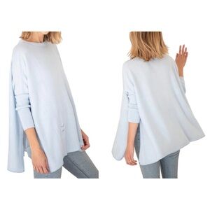 Mersea Catalina Sweater OS pale Sky blue loose oversize fit